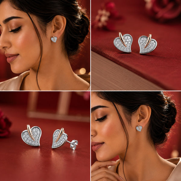 Petal & Polish Leaf Studs